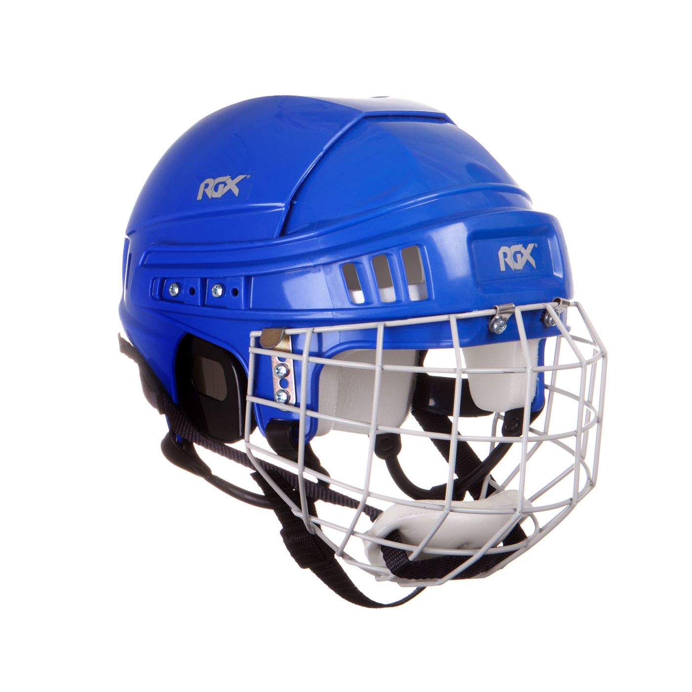 Шлем игрока хоккейный с маской RGX синий L (59-63)