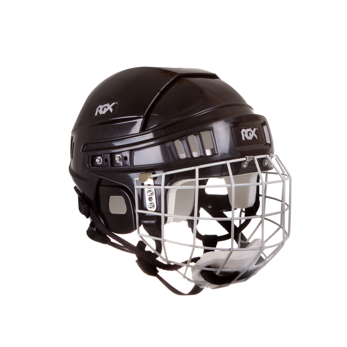 Шлем игрока хоккейный с маской RGX чёрный M (56-60)