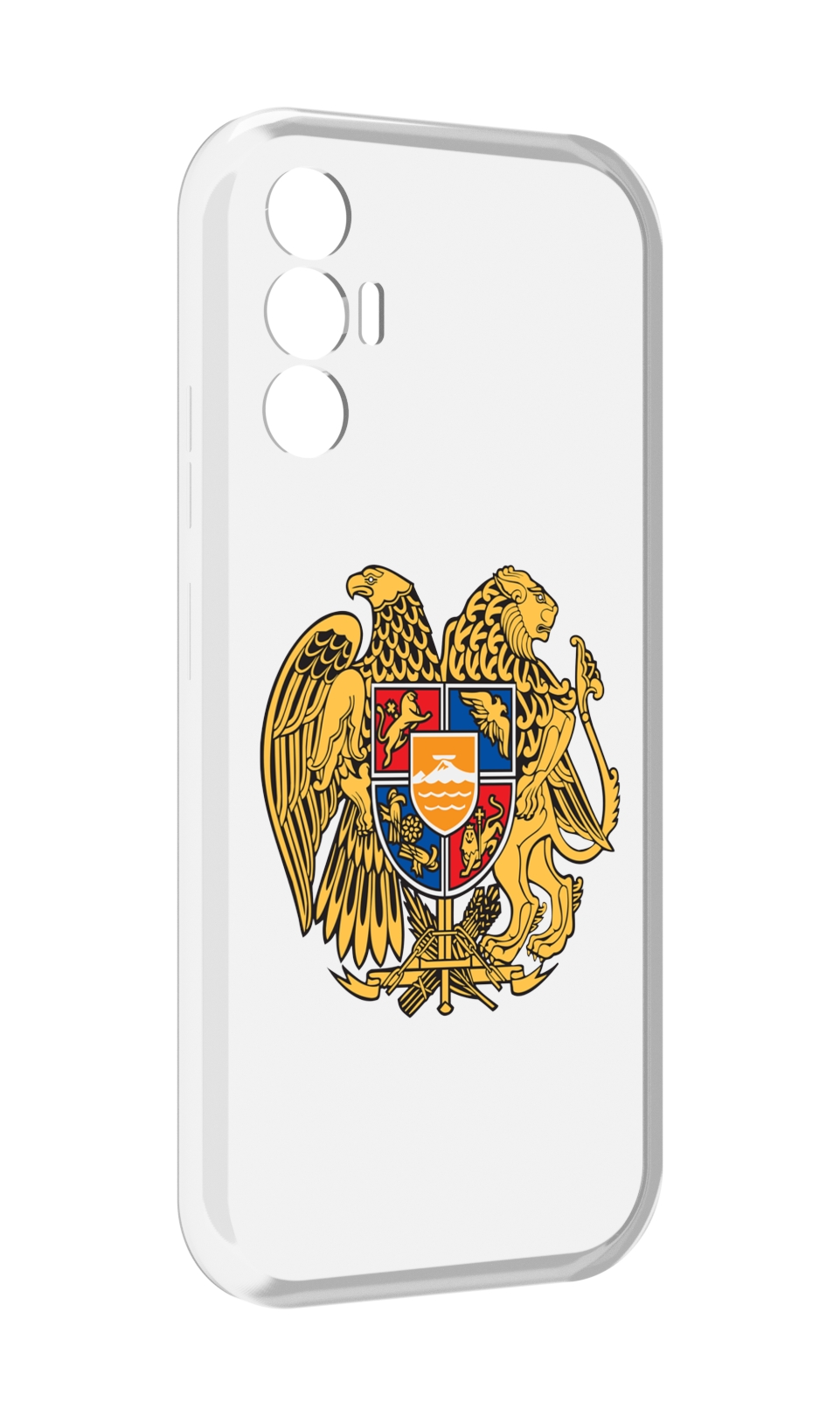 

Чехол MyPads герб-армении для Tecno Pova 3, Прозрачный, Tocco