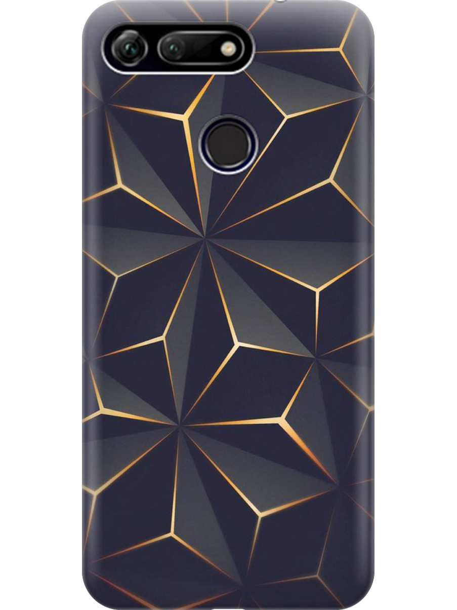 

Силиконовый чехол на Honor View 20 (V20) с принтом "Графитовый узор", Прозрачный;оранжевый;черный, 720257731