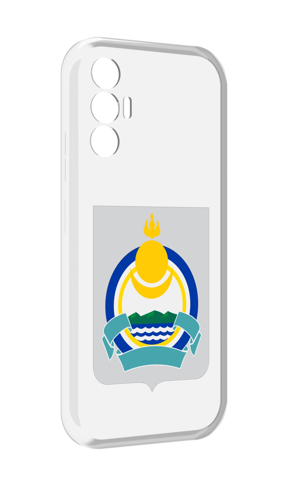 

Чехол MyPads герб-бурятия для Tecno Pova 3, Прозрачный, Tocco