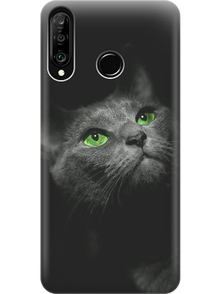 

Силиконовый чехол на Honor 20 Lite/20s, Huawei P30 Lite с принтом "Зеленоглазая кошка", Прозрачный;зеленый;серый;черный, 720772011