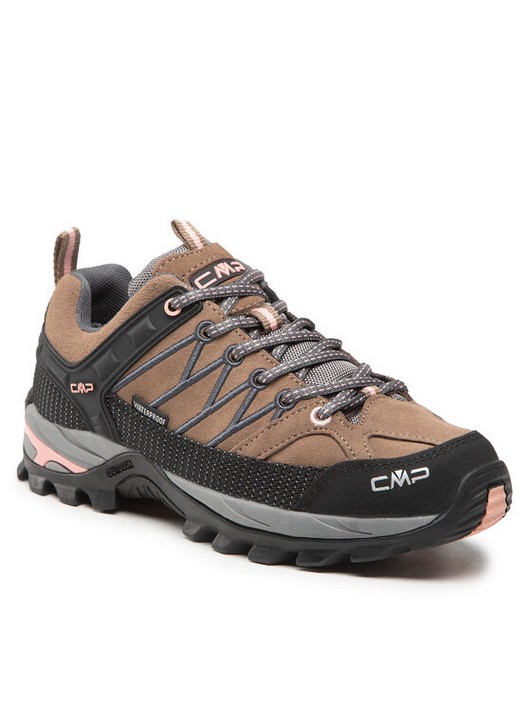 Кроссовки женские CMP Rigel Low Wmn Trekking Shoe Wp 3Q13246 коричневые 39 EU