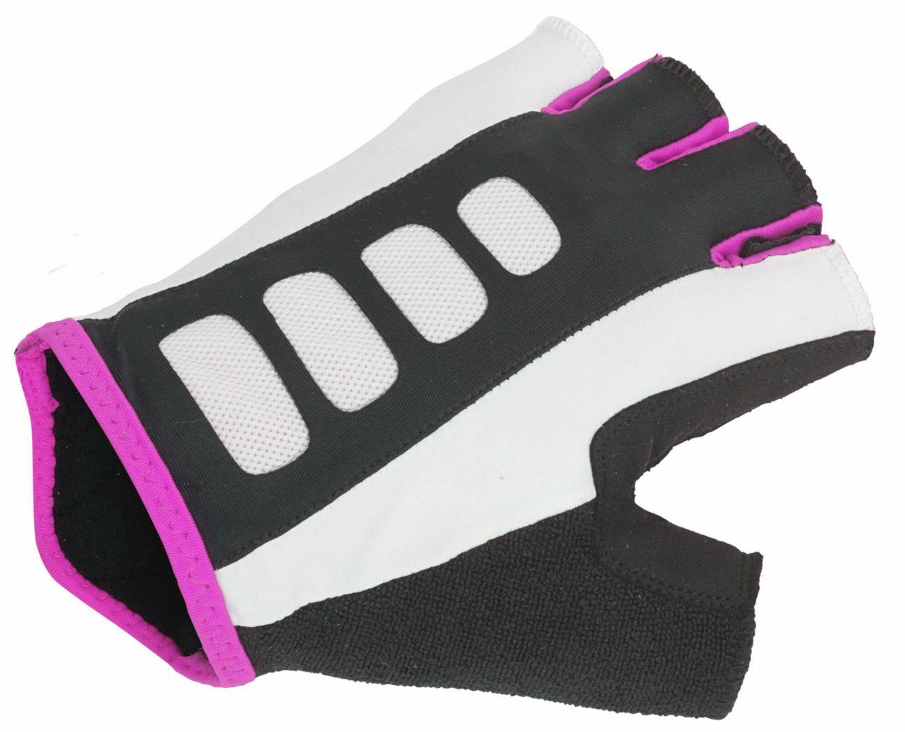 фото Перчатки велосипедные lady sport gel,x6 женские, черно-розовые s,гель/лайкра/ кожа с петел author