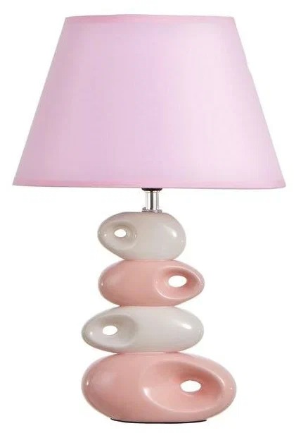 

Лампа настольная 16621/1 E14 40Вт бело-розовая 20х20х38 см