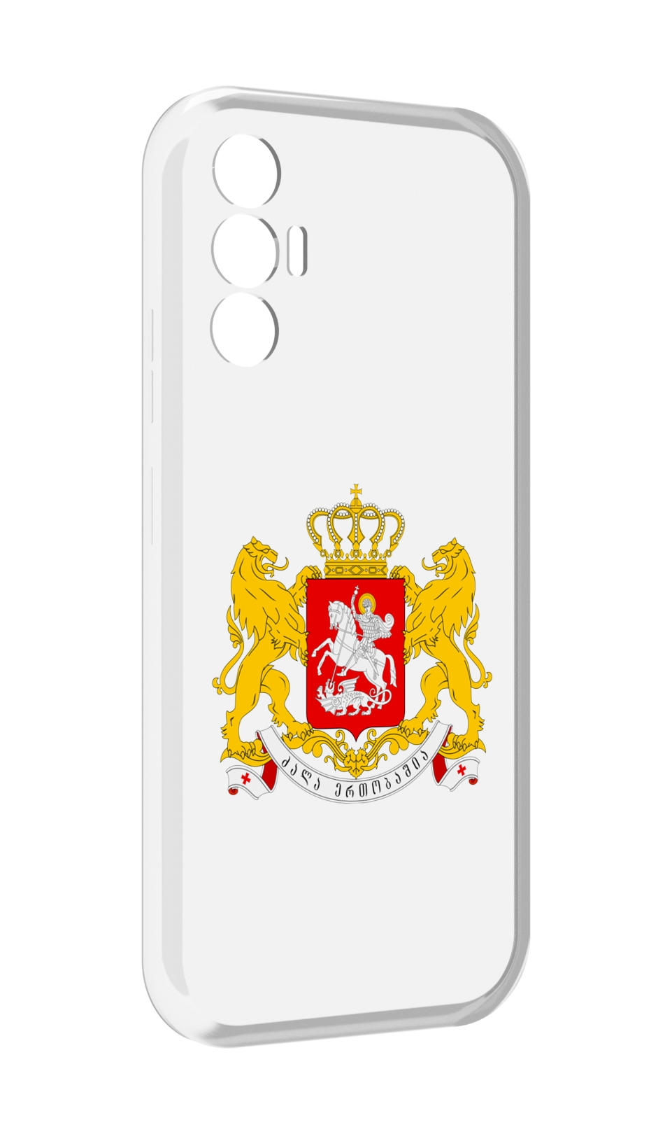 

Чехол MyPads герб-грузии для Tecno Pova 3, Прозрачный, Tocco