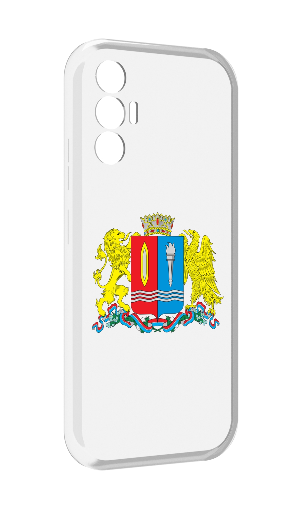 

Чехол MyPads герб-иваноскои-области для Tecno Pova 3, Прозрачный, Tocco