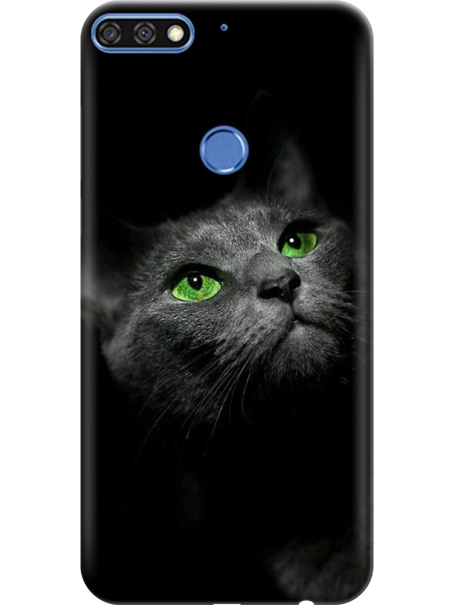 

Силиконовый чехол на Honor 7C / 7A Pro / Huawei Y6 Prime (2018) с принтом 944037, Прозрачный;зеленый;серый;черный, 717873011