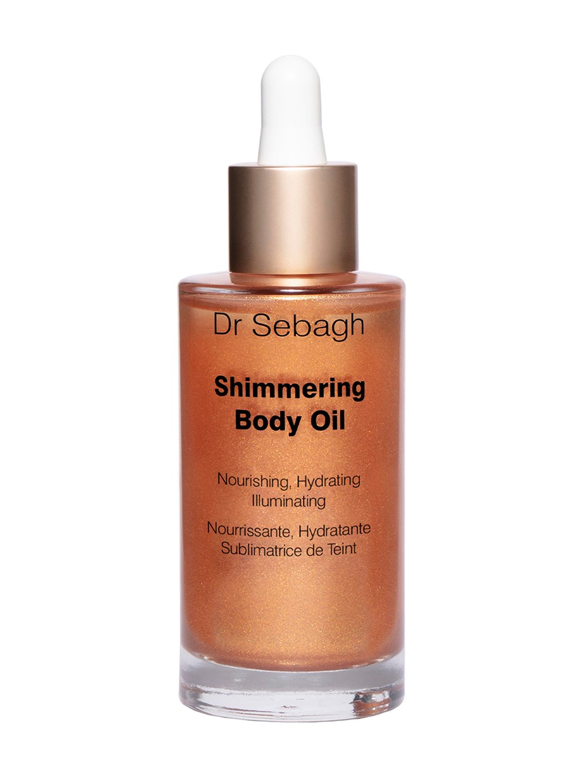 dr sebagh масло для тела мерцающее увлажняющее shimmering body oil Мерцающее сухое масло для тела Dr Sebagh Shimmering Body Oil 50мл