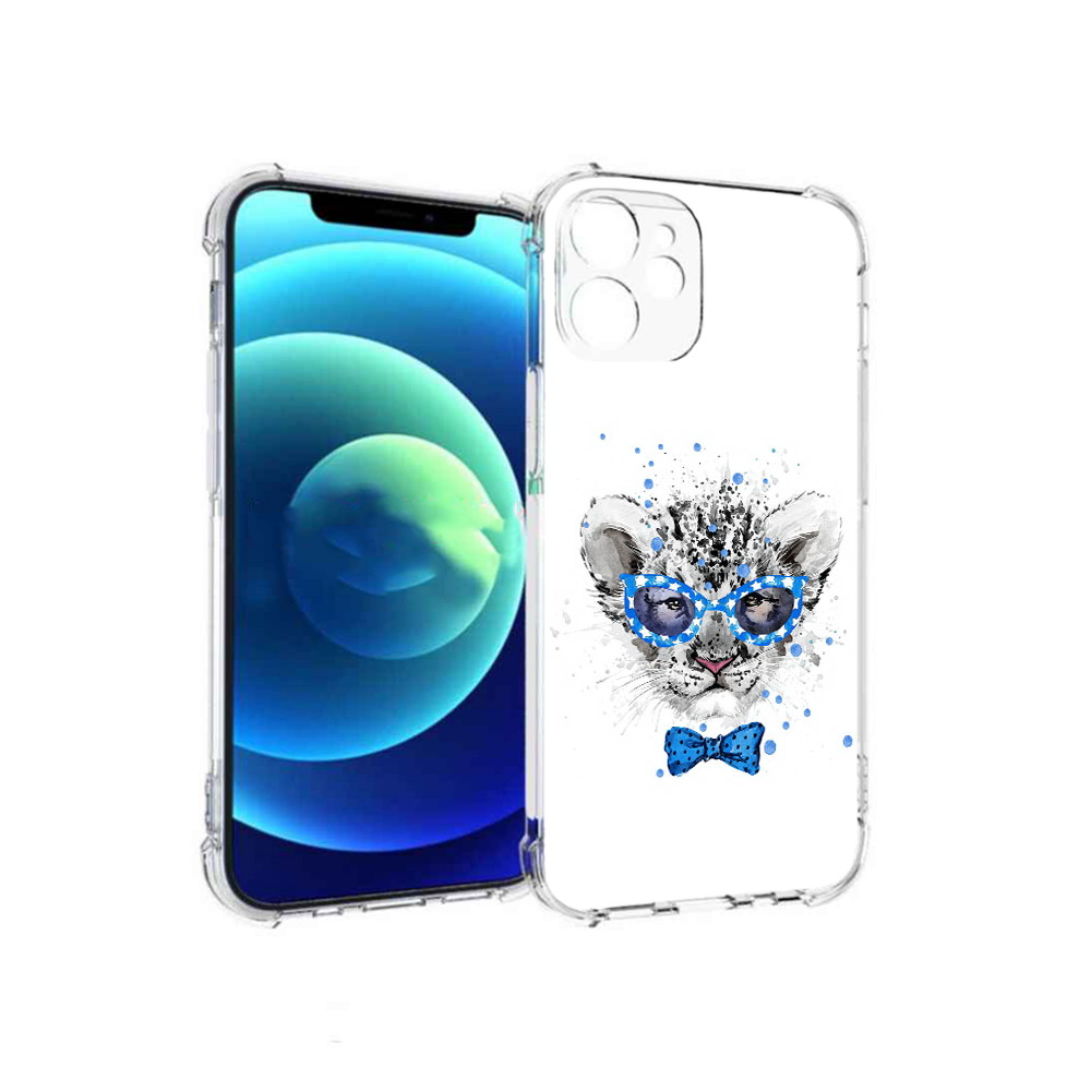 Чехол MyPads Tocco для Apple iPhone 12 mini тигренок с бабочкой (PT157566.610.642)