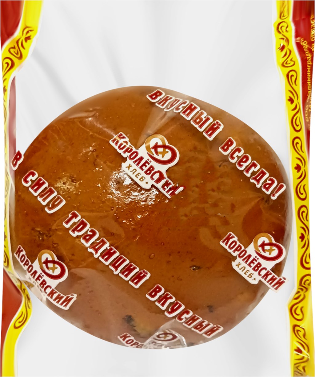 

Булочка Королевский хлеб с изюмом 80 г