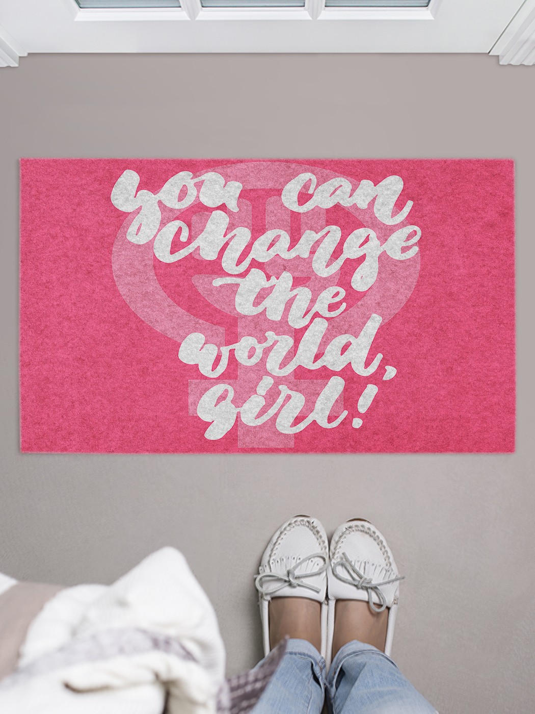 

Придверный коврик в прихожую для обуви, на резиновой основе, 75x45 см door_67097 JoyArty