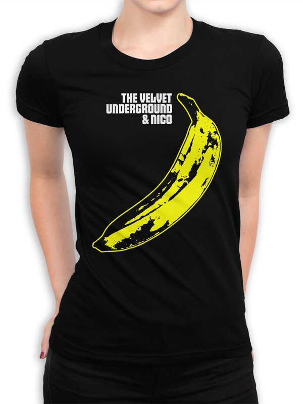 

Футболка женская DreamShirts Studio The Velvet Underground 412-velvet-1 черная L, Черный, The Velvet Underground 412-velvet-1