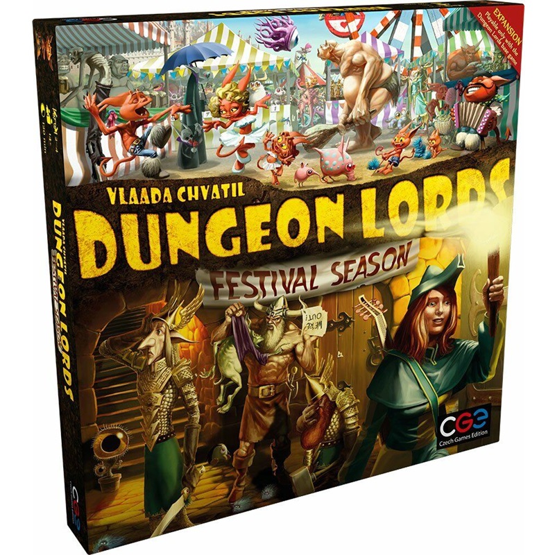 Настольная игра Czech Games Edition Dungeon Lords Festival Season