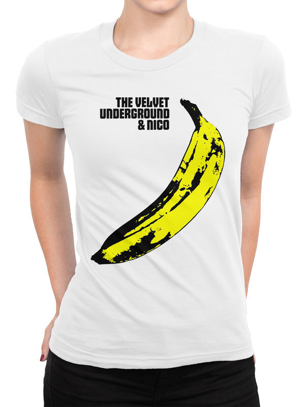 Футболка женская DreamShirts Studio The Velvet Underground 412-velvet-1 белая, белый, хлопок  - купить