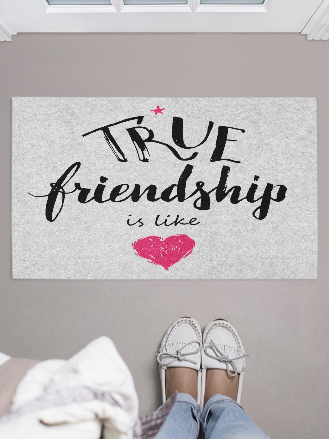 

Придверный коврик в прихожую для обуви, на резиновой основе, 75x45 см door_67127 JoyArty