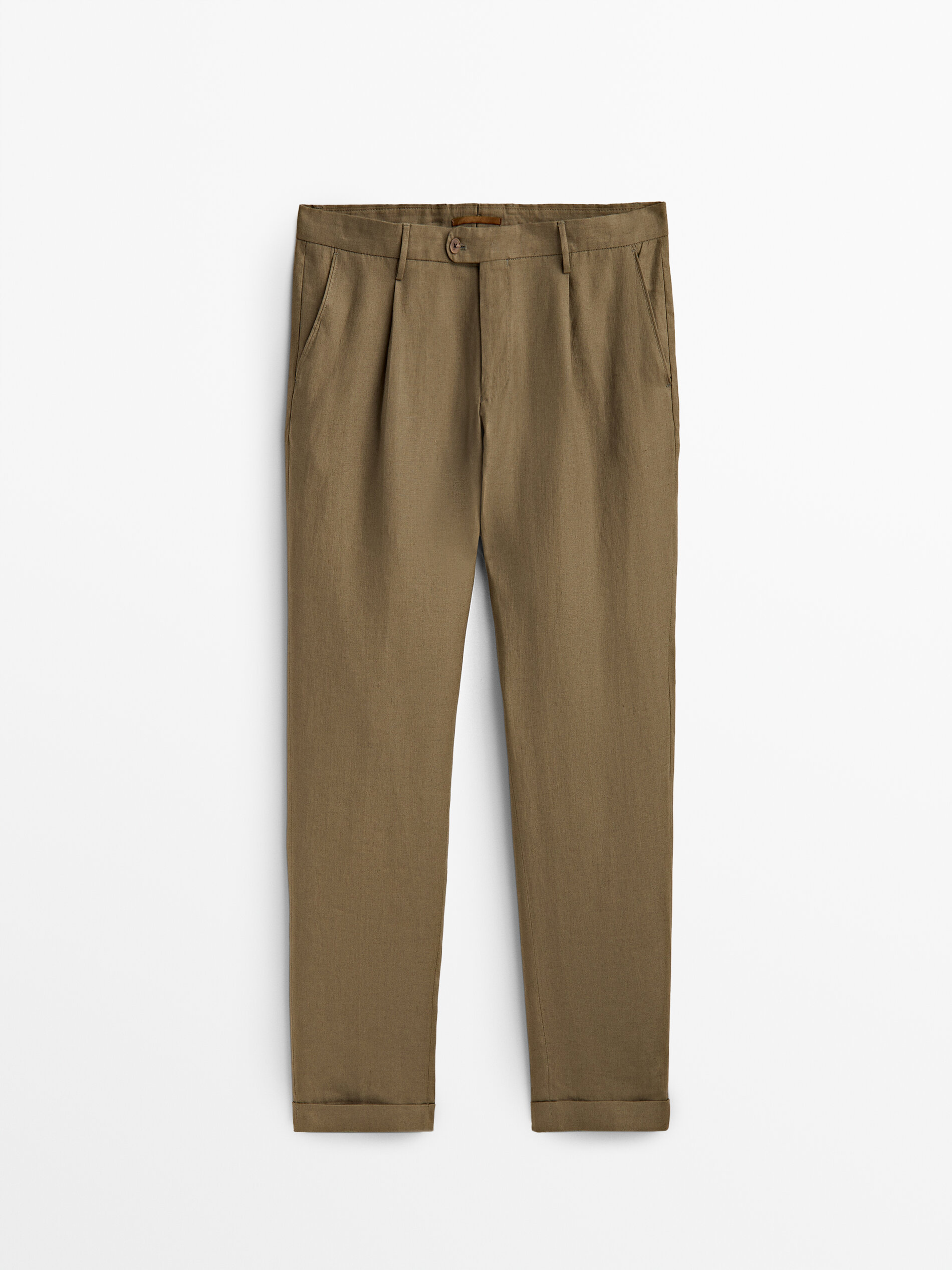 

Брюки мужские Massimo Dutti 00093138710 бежевые 48, 00093138710