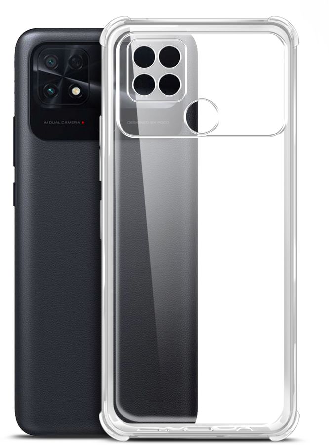 

Чехол BoraSCO силиконовый для Xiaomi Poco C40 прозрачный