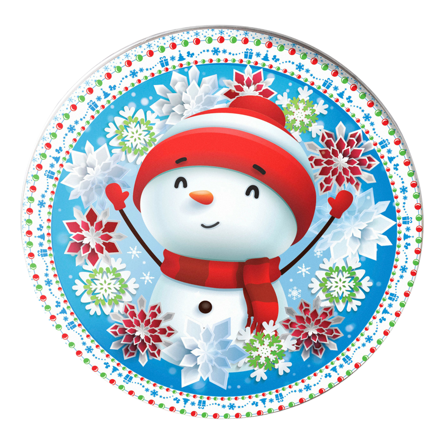 Печенье Сладкая Сказка Дед Мороз и Снеговик сдобное 150 г