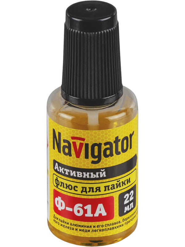 

Флюс паяльный Navigator NEM-Fl03-F22 22ml 93 265, NEM-Fl03-F22