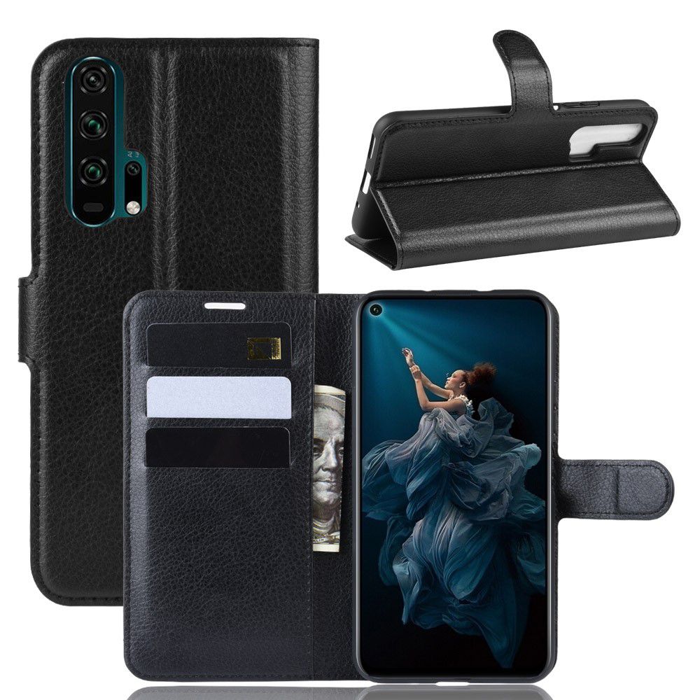 

Чехол Wallet для смартфона Honor 20 Pro черный
