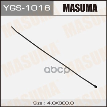 Хомут Пластиковый 4,0 X 300 Черный Masuma Masuma арт. YGS-1018