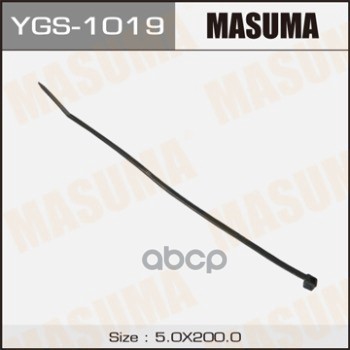 Хомут Пластиковый 5,0 X 200 Черный Masuma Masuma арт. YGS-1019
