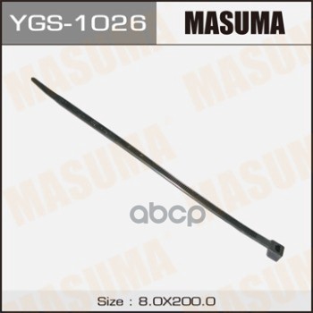 Хомут Пластиковый 8,0 X 200 Черный Masuma Masuma арт. YGS-1026