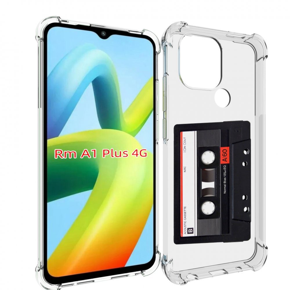 

Чехол MyPads касета для Xiaomi Redmi A1 Plus +, Прозрачный, Tocco
