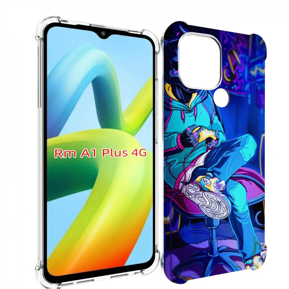 

Чехол MyPads киберпанк игрок для Xiaomi Redmi A1 Plus +, Прозрачный, Tocco