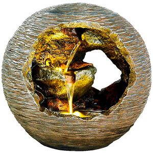 Мини-фонтан ручеЁк в пешере, искусственный камень 48 см, арт. 892691, Интекс