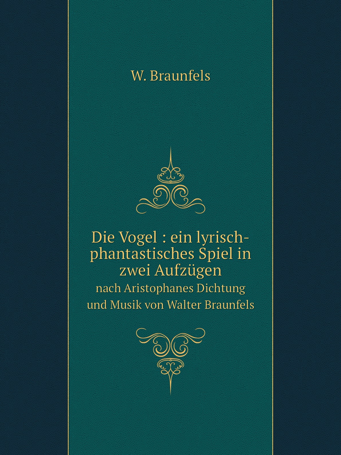 

Die Vogel : ein lyrisch-phantastisches Spiel in zwei Aufzugen