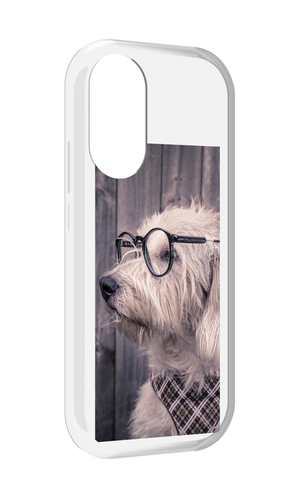 

Чехол MyPads Собака-в-очках для Honor X7, Прозрачный, Tocco