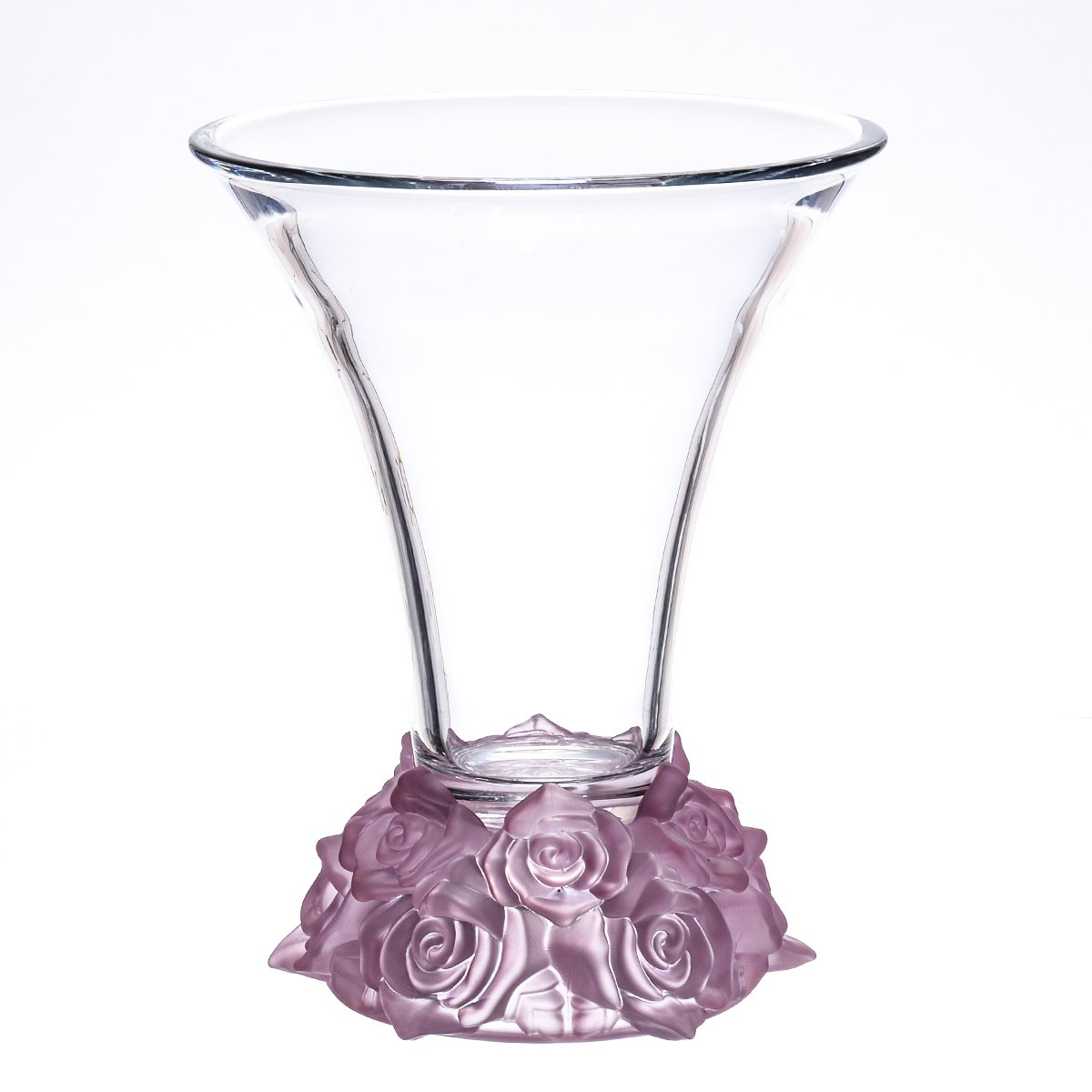

Ваза для цветов Frost Bohemia Crystal розовая 25 см, 23764-02