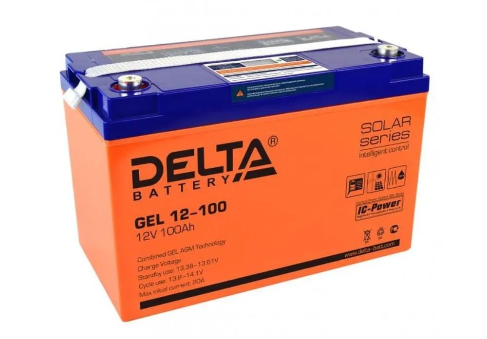 Аккумуляторная батарея Delta GEL 12-100 12V 100Ah