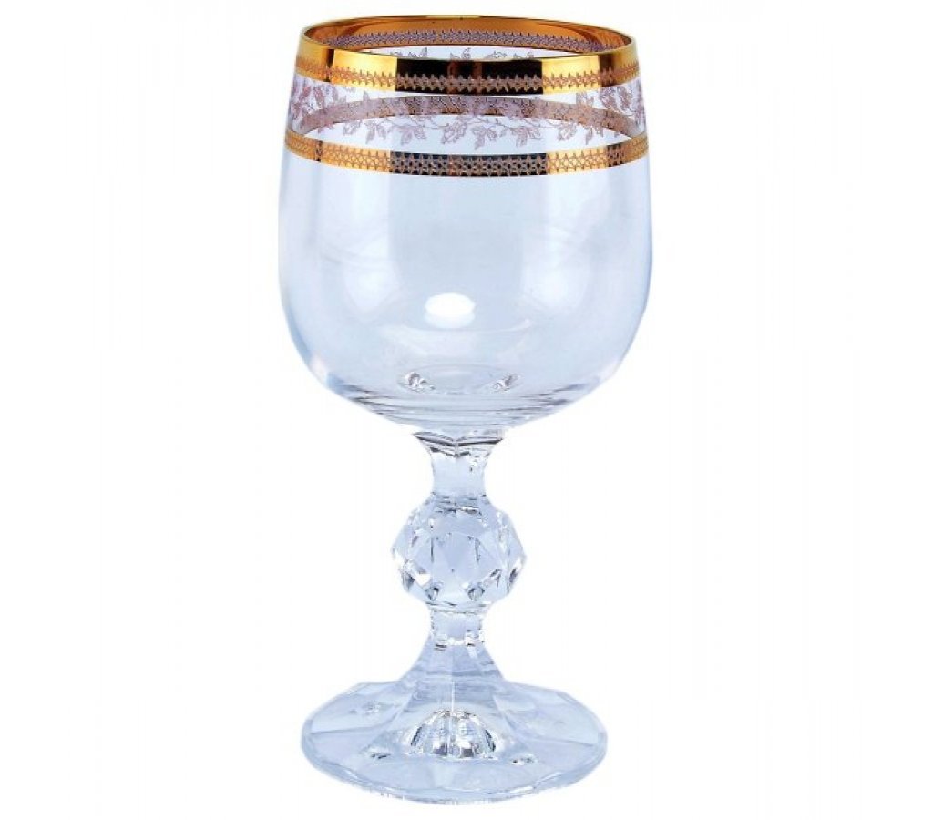 

Набор бокалов для вина 190 мл Клаудия Золотой лист V-D Bohemia Crystal, 30300-02