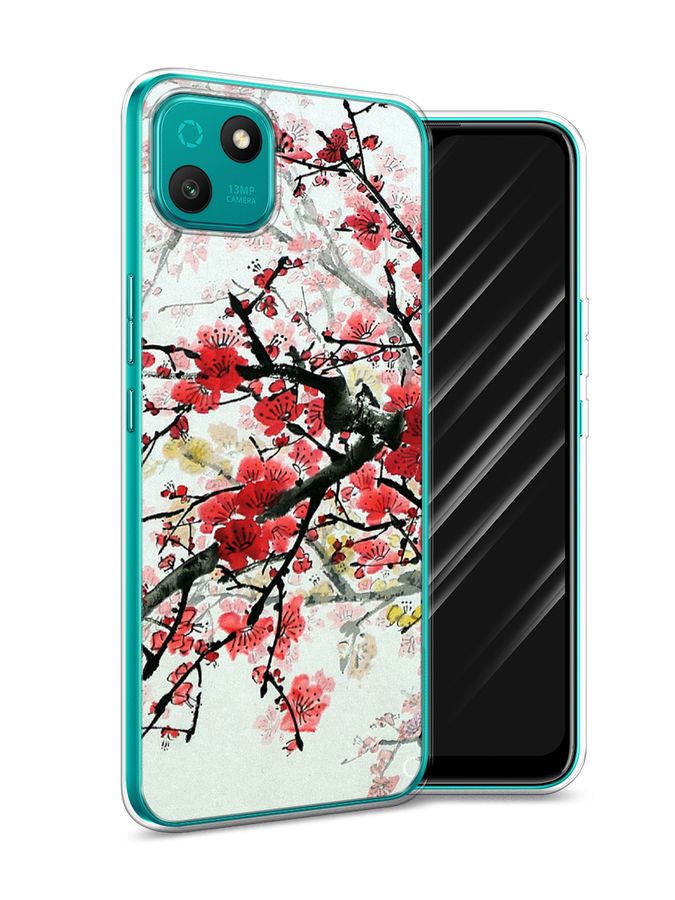 

Чехол Awog на Wiko T10 "Сакура", Разноцветный