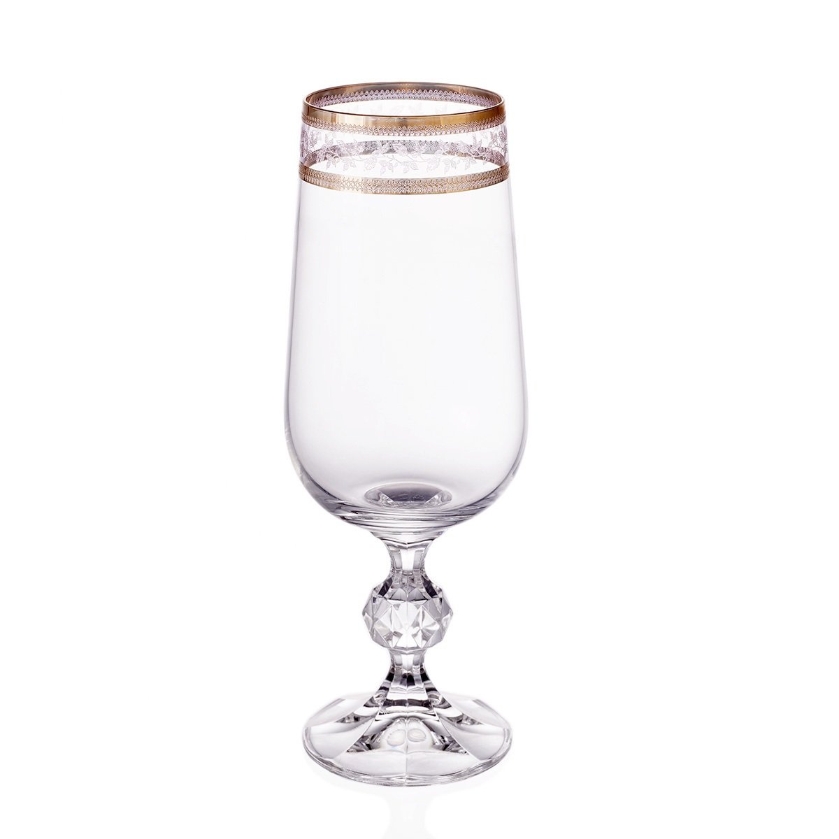 

Набор фужеров 180 мл Клаудия Золотой лист V-D Bohemia Crystal, 36118-02