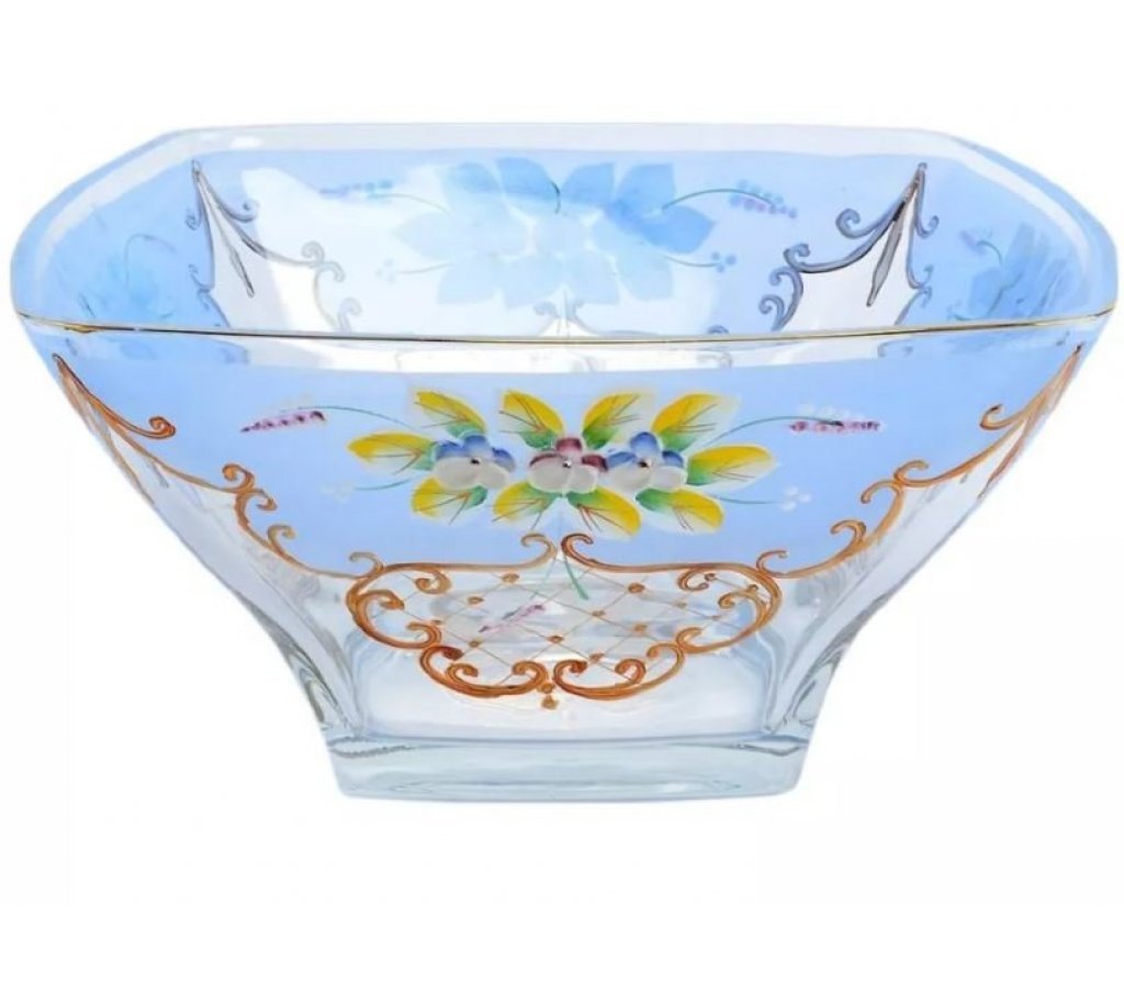 

Конфетница синяя Bohemia Uhlir 23590, Прозрачный;голубой, 45973-02