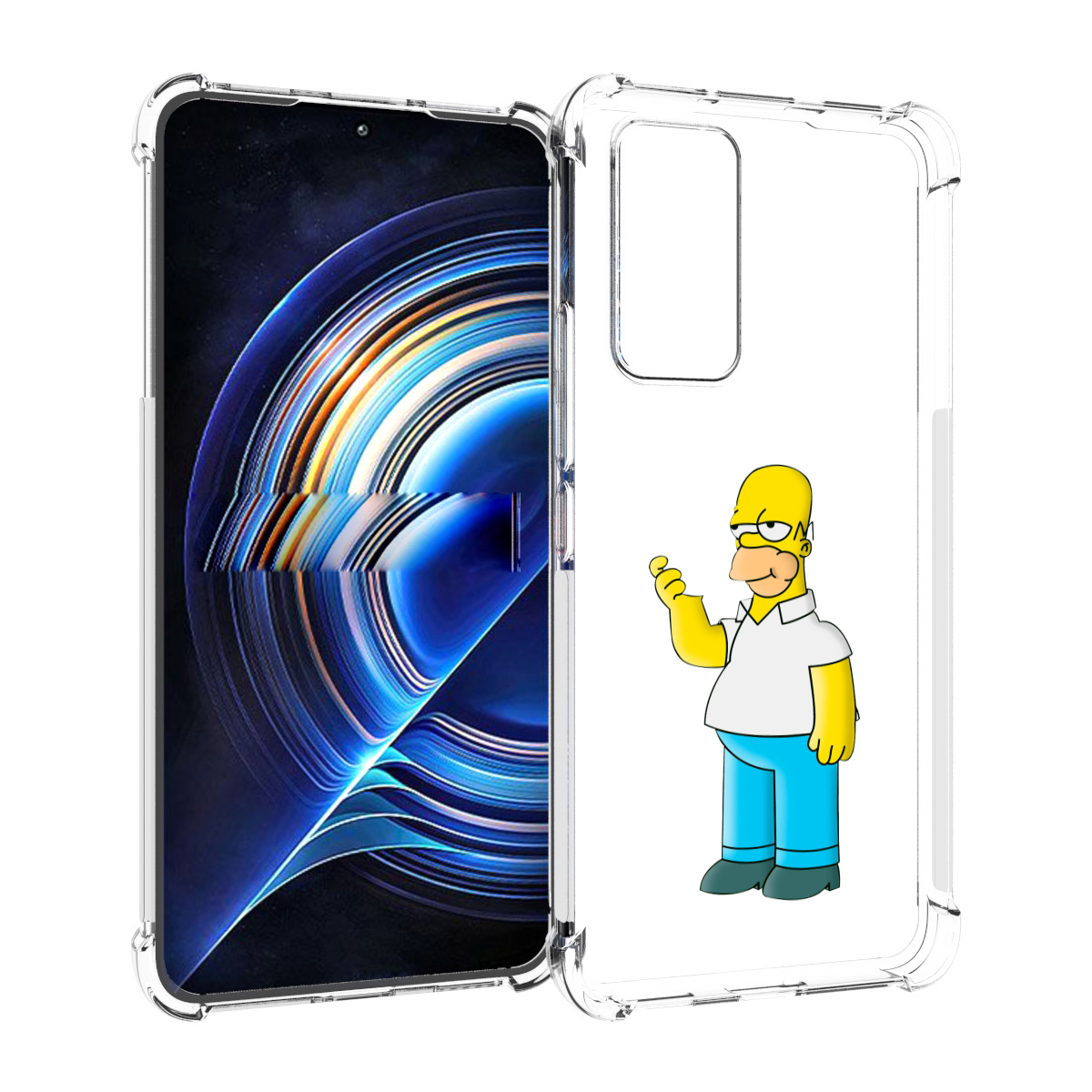 

Чехол MyPads гомер-симпсон для Tecno Camon 19 Neo, Прозрачный, Tocco