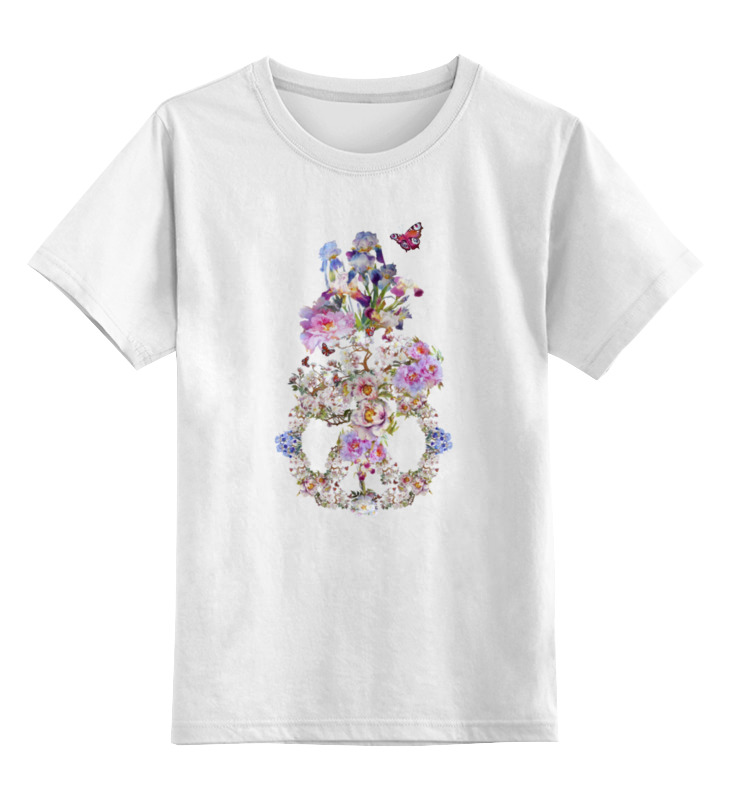 

Детская футболка классическая Printio Цветочная фантазия., р. 152, Белый, 0000000664282