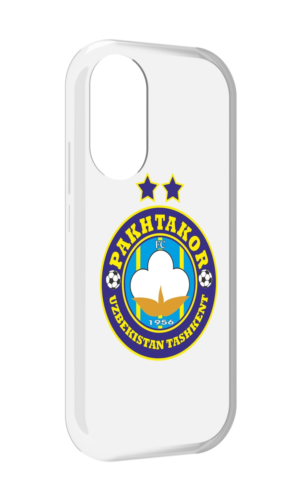 

Чехол MyPads Фк Пахтакор Pakhtakor мужской для Honor X7, Прозрачный, Tocco