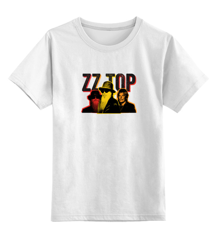 Купить 0000000664664, Детская футболка классическая Printio Zz top!, р. 152,
