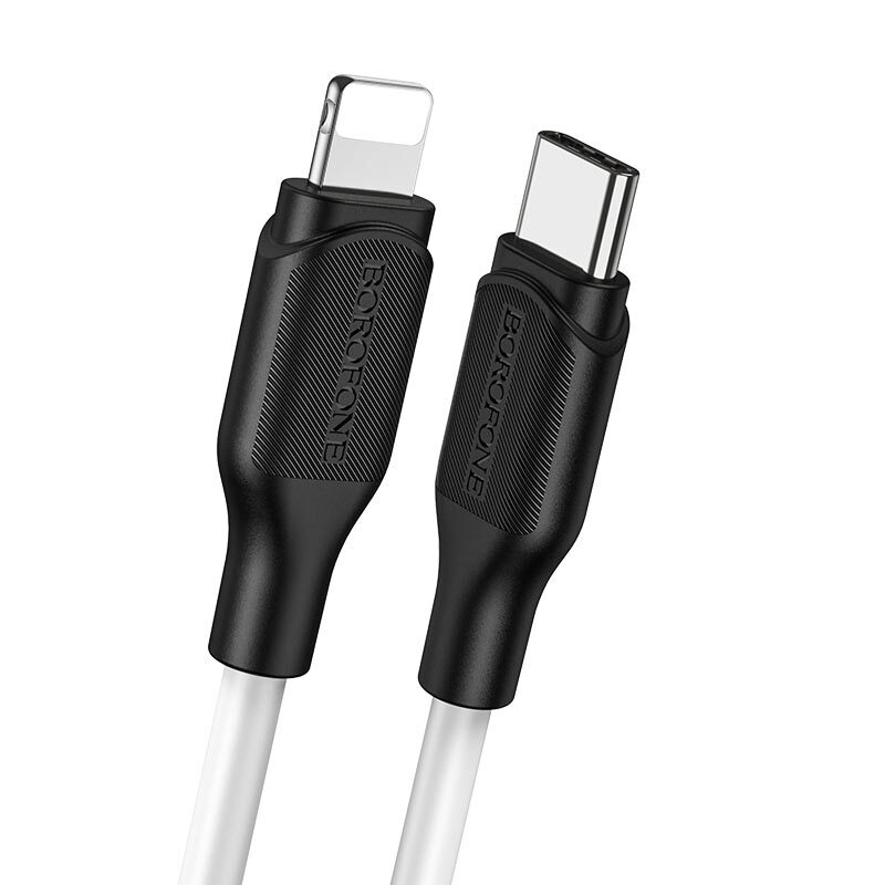 фото Кабель borofone u21 usb -type-c - lightning black