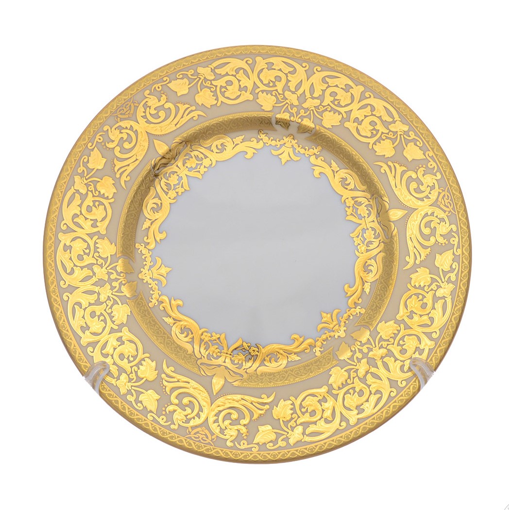 

Набор тарелок 23 см Natalia creme gold Falkenporzellan 6 шт, 49816-02