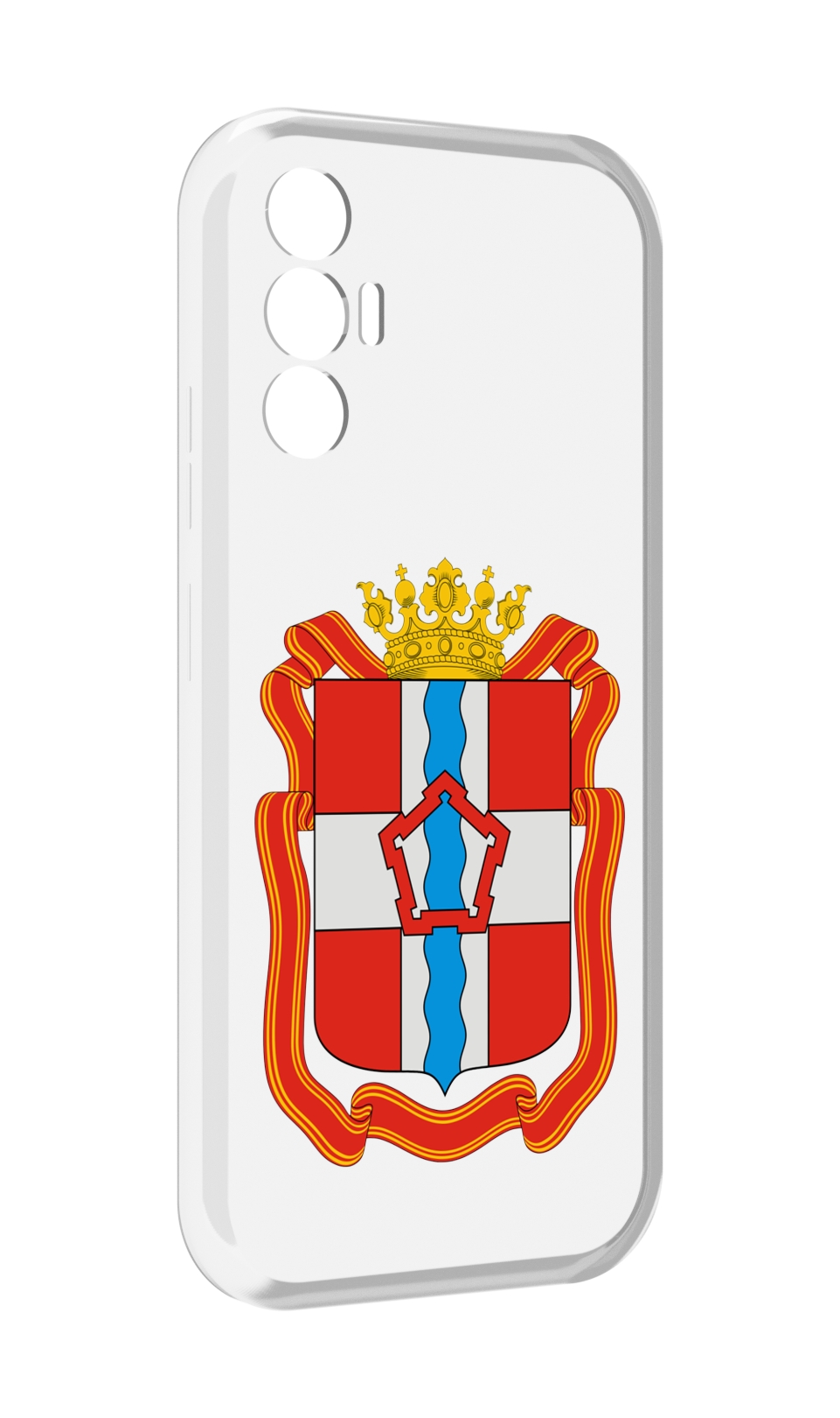 

Чехол MyPads герб-омскои-области для Tecno Pova 3, Прозрачный, Tocco