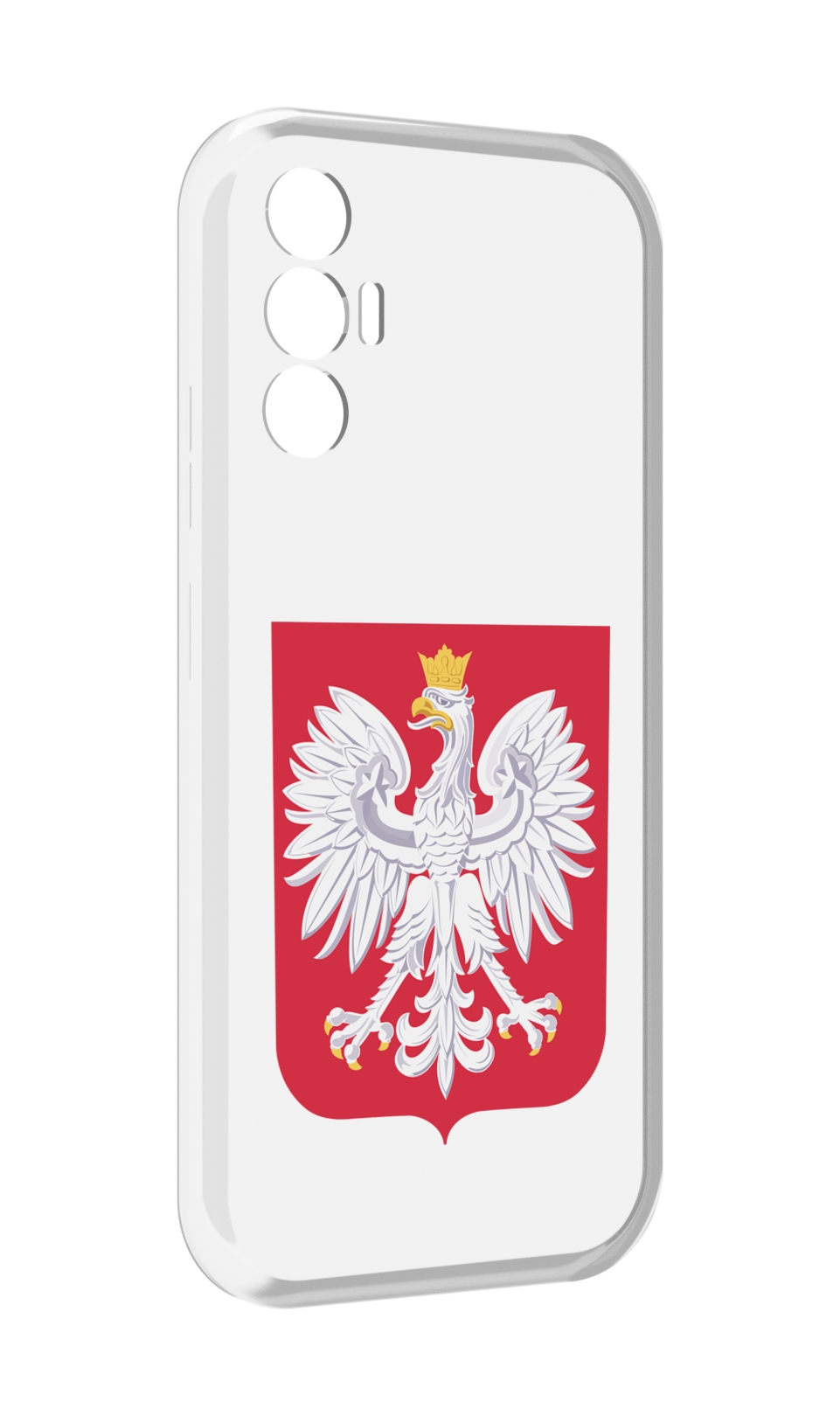 

Чехол MyPads герб-польши для Tecno Pova 3, Прозрачный, Tocco