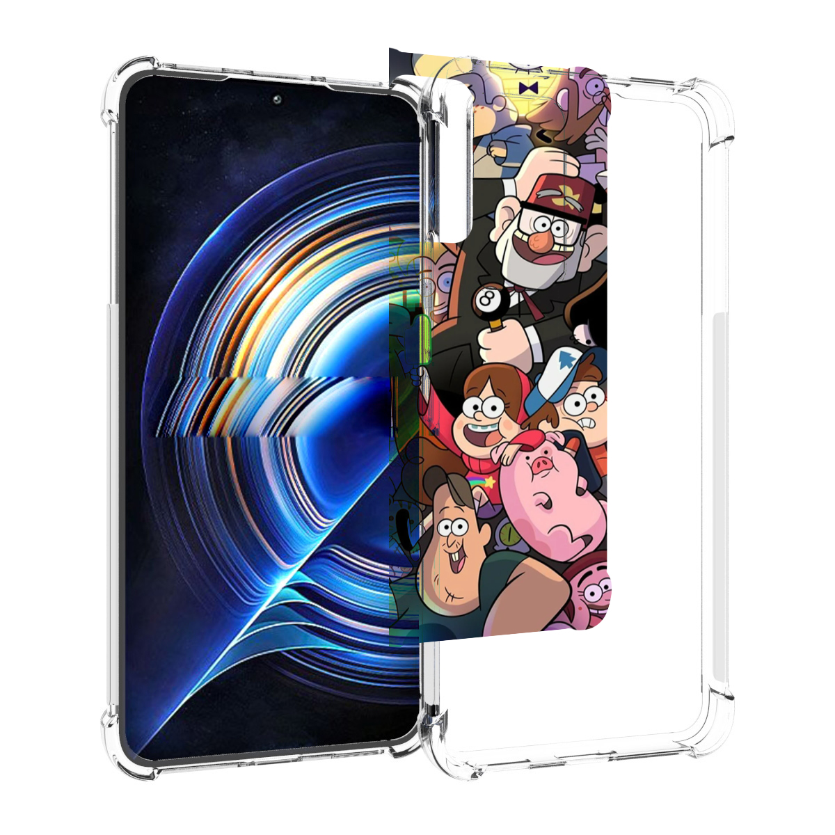 

Чехол MyPads гравити-фолз для Tecno Camon 19 Neo, Прозрачный, Tocco