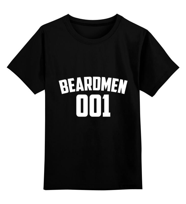 

Детская футболка классическая Printio Beardmen 001, р. 152, Черный, 0000000665303