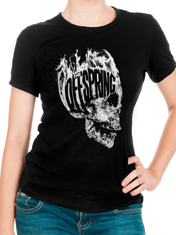 

Футболка женская DreamShirts Studio The Offspring 413-offspring-1 черная M, Черный, The Offspring 413-offspring-1